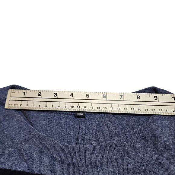 Tommy Hilfiger Womens Sweater Casual Striped 100% Cotton Blue Sz S - Picture 6 of 15